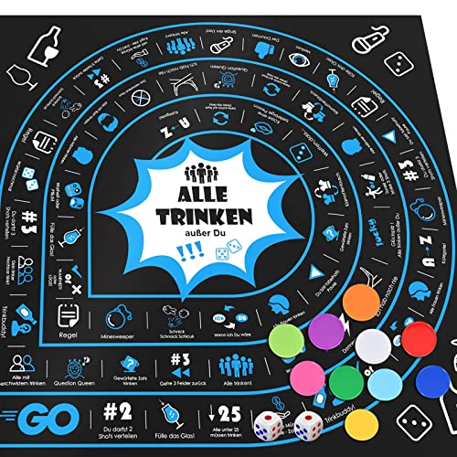 Faburo Brettspiel Partyspiel ab 18, Das große Tischspiel Würfelspiel Geschenk Party Spiele fürs Festival, Witziger Spieleabend Partyartikel Faburo Brettspiel Partyspiel ab 18, Das große Tischspiel Würfelspiel Geschenk Party Spiele fürs Festival, Witziger Spieleabend Partyartikel von Faburo