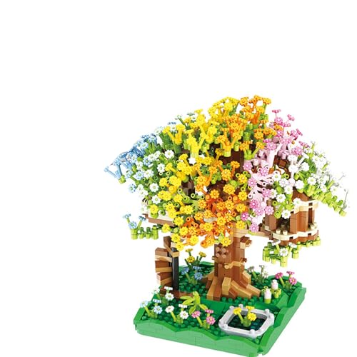 Facaihy Baumhaus-Bausteine,2008pcs Klemmbausteine Erwachsene Blumen,Baustein Set Konstruktionsspielzeug für Erwachsene und Kinder Facaihy Baumhaus-Bausteine,2008pcs Klemmbausteine Erwachsene Blumen,Baustein Set Konstruktionsspielzeug für Erwachsene und Kinder von Facaihy