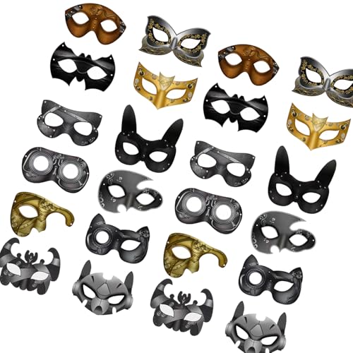 DIYS bemaltes Pappmaché-Maskerade, Tier, halbes Gesicht, Halloween, Cosplay, Kostüm-Requisiten für Kinder, Teenager, Geschenke, Maskerade DIYS bemaltes Pappmaché-Maskerade, Tier, halbes Gesicht, Halloween, Cosplay, Kostüm-Requisiten für Kinder, Teenager, Geschenke, Maskerade von FackLOxc