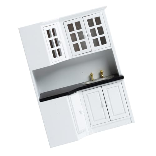 Dollhouses Küchenschrank Holzminiaturmöbel Für 1/12 Puppenhäuser Dekorationsszene Mit Zubehör Ausstellen Dollhouses Küchenschrank Holzminiaturmöbel Für 1/12 Puppenhäuser Dekorationsszene Mit Zubehör Ausstellen von FackLOxc