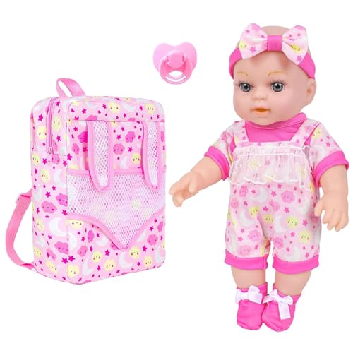 FackLOxc 12in Reborns Spielzeug Mit Rucksackträgern Und Accessoires Für Einfallsreiches Spiel Kinder Pädagogischer Rollenspiel Spielzeugzimmer Dekore FackLOxc 12in Reborns Spielzeug Mit Rucksackträgern Und Accessoires Für Einfallsreiches Spiel Kinder Pädagogischer Rollenspiel Spielzeugzimmer Dekore von FackLOxc