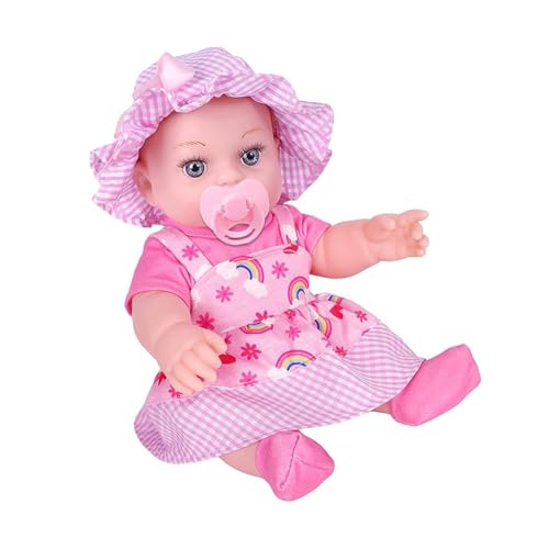 FackLOxc 12inch Realistische Baby Wiedergeborene Puppen Mit Regenbogen Kleidung Schnuller Und Hutsocken Kinder Für Kinder Geburtstagsgeschenk Pflegen FackLOxc 12inch Realistische Baby Wiedergeborene Puppen Mit Regenbogen Kleidung Schnuller Und Hutsocken Kinder Für Kinder Geburtstagsgeschenk Pflegen von FackLOxc