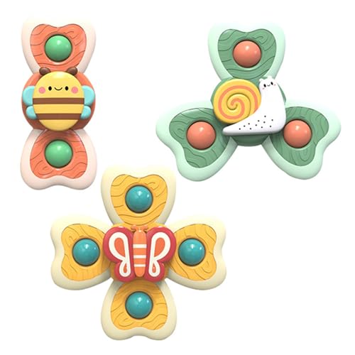 FackLOxc 3propes Saugnapfspinner Kleinkind Wasserspielzeug Feinmotorik Badewanne Spielzeug Badewanne FackLOxc 3propes Saugnapfspinner Kleinkind Wasserspielzeug Feinmotorik Badewanne Spielzeug Badewanne von FackLOxc