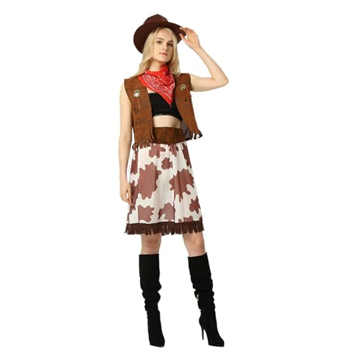 FackLOxc 4pcs Cow Boy/Cowgirl Kostümzubehör Gehören von FackLOxc