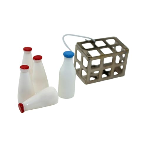 FackLOxc 5in1 Miniaturmilchflasche Sammlermilchflasche Korb Set Für Dollhouses Küche Esszimmer Und Restaurantausstellung FackLOxc 5in1 Miniaturmilchflasche Sammlermilchflasche Korb Set Für Dollhouses Küche Esszimmer Und Restaurantausstellung von FackLOxc