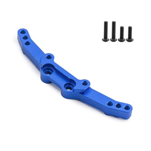 FackLOxc Aluminiumlegierung Heckschockturmplatte Für 1/10 Auto Upgrade Teile Schutzhalterung Schockdämpfer Rack von FackLOxc