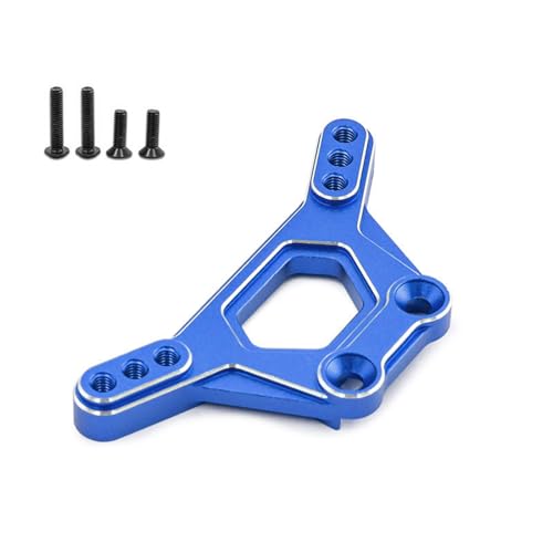 FackLOxc Aluminiumlegierung Vordere Stoßturmplatte Für 1/10 Auto Upgrade Teile Schutzhalterung Schockdämpfer Rack von FackLOxc