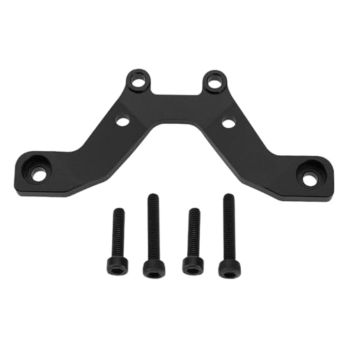 FackLOxc Aluminiumlegierung Vordere Stoßturmplatte Für 1/18 Typhon 380 Auto Schwarz Upgrade Teile Schutzhalterung von FackLOxc