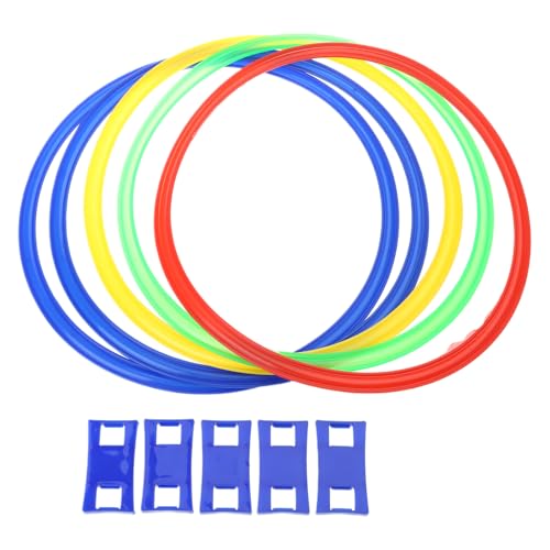 FackLOxc Buntes Sprung Hoop Set Indoor Sportsspiel Physikalisches Training Spring Hoops Familie Hinterhof Aktivität Spielzeug Kinder Geschenk Geschenk von FackLOxc