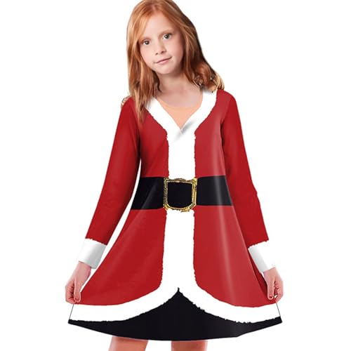 FackLOxc Festival Outfit Kinder Weihnachtskleid Kostüm Kinder Weihnachtsmuster Kleidung Atmungsaktives Partykostüm Für Mädchen FackLOxc Festival Outfit Kinder Weihnachtskleid Kostüm Kinder Weihnachtsmuster Kleidung Atmungsaktives Partykostüm Für Mädchen von FackLOxc
