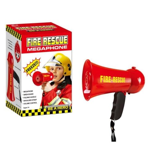 FackLOxc Feuerwehrmann Megaphone Spielzeug Für Kinderrollenspiele Und Themenpartys Einfach Zu Verwenden Lautsprecher Sprachwechsler Cosplay Requisiten Volumes Kontrollieren Megaphon FackLOxc Feuerwehrmann Megaphone Spielzeug Für Kinderrollenspiele Und Themenpartys Einfach Zu Verwenden Lautsprecher Sprachwechsler Cosplay Requisiten Volumes Kontrollieren Megaphon von FackLOxc