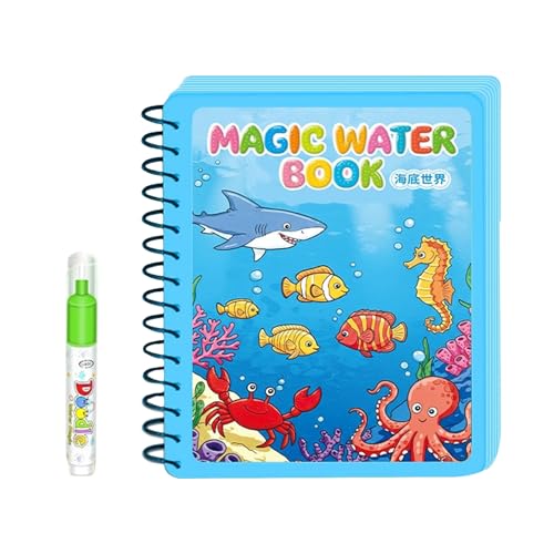 FackLOxc Früher Lehrreiches Wasser Malbuch Wiederverwendbares Magisches Wasserzeichnung Buch Für Kinder Mit Wasserstift Wiederverwendbares Magisches Buch FackLOxc Früher Lehrreiches Wasser Malbuch Wiederverwendbares Magisches Wasserzeichnung Buch Für Kinder Mit Wasserstift Wiederverwendbares Magisches Buch von FackLOxc