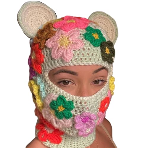 FackLOxc Fun Raub Männer Kostümhüte Halloween Geschenk Pullover Weiche Mützen Halloween Geschenk Warmes Weiches von FackLOxc
