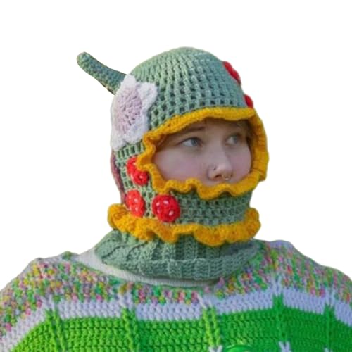 FackLOxc Fun Raub Männer Kostümhüte Halloween Geschenk Pullover Weiche Mützen Halloween Geschenk Warmes Weiches von FackLOxc