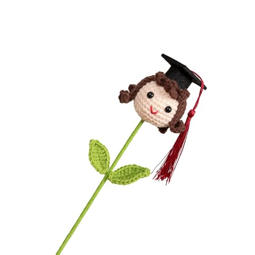 FackLOxc Handgewebtes Garn für Jungen / Mädchen / Hund Doktorhut Blumenstrauß künstliche Blume Dekoration einzigartige handgefertigte Abschlussgeschenk FackLOxc Handgewebtes Garn für Jungen / Mädchen / Hund Doktorhut Blumenstrauß künstliche Blume Dekoration einzigartige handgefertigte Abschlussgeschenk von FackLOxc