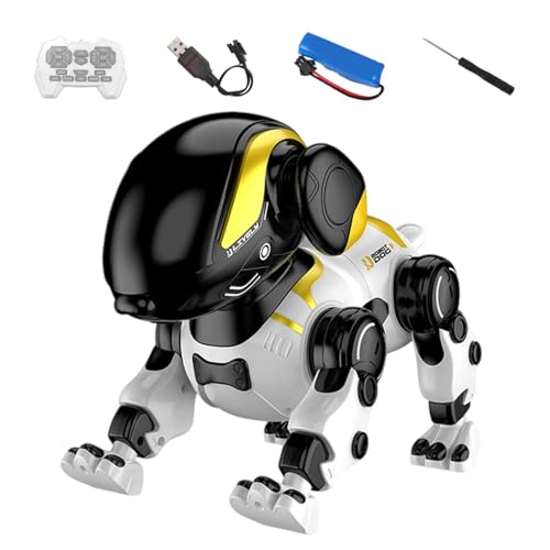 FackLOxc Intelligenter Roboterhund Mit Fernbedienungsstunt Tricks Programmierbare Funktionen Berührungssensoren Für Kinder von FackLOxc
