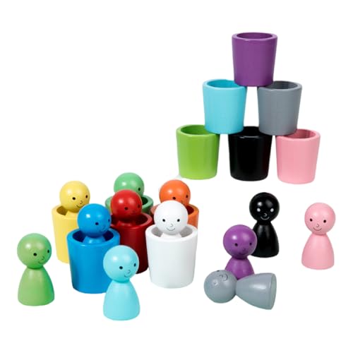 FackLOxc Interaktive Hölzerne Farbsortierung Peg Dolls Spielzeug Für Kinder Frühes Lernen Und Bildung Eltern Kind Aktivitätsspielzeug FackLOxc Interaktive Hölzerne Farbsortierung Peg Dolls Spielzeug Für Kinder Frühes Lernen Und Bildung Eltern Kind Aktivitätsspielzeug von FackLOxc