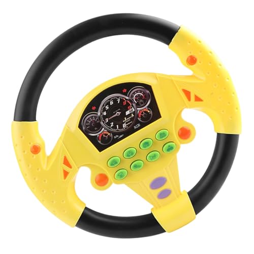 FackLOxc Interaktive Kinder Lenkradspielzeug Mit Realistischem Fahrerlebnis Und Musiksimulations Sound Für Den Rücksitz Spaß FackLOxc Interaktive Kinder Lenkradspielzeug Mit Realistischem Fahrerlebnis Und Musiksimulations Sound Für Den Rücksitz Spaß von FackLOxc