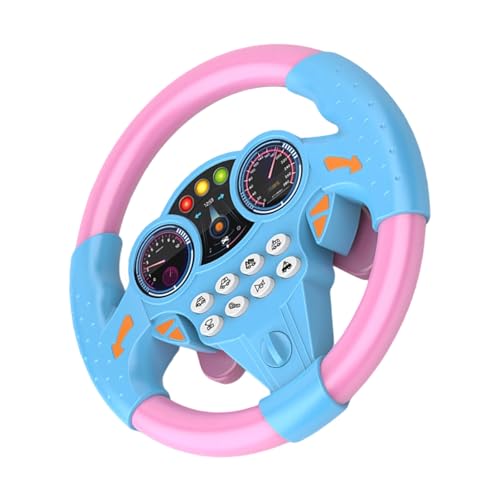 FackLOxc Interaktives Lenkrad des Kindes Mit Soundeffekten Für Einfallsreiche Spiel In Jedem Automodell von FackLOxc