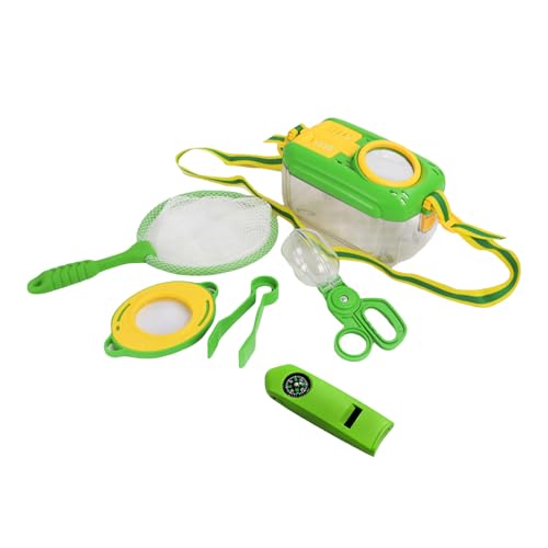 FackLOxc Kinder Exploration Set Für Kleine Abenteurer Umfasst Den Beobachtungsbox Handy Scooper Gogga Catcher Und Butterfly Net von FackLOxc