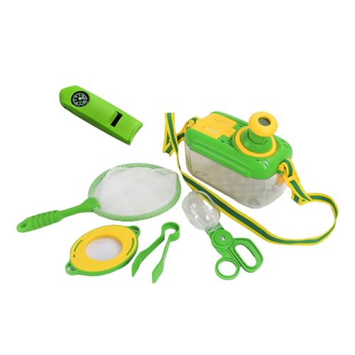 FackLOxc Kinder Exploration Set Für Kleine Abenteurer Umfasst Den Beobachtungsbox Handy Scooper Gogga Catcher Und Butterfly Net von FackLOxc