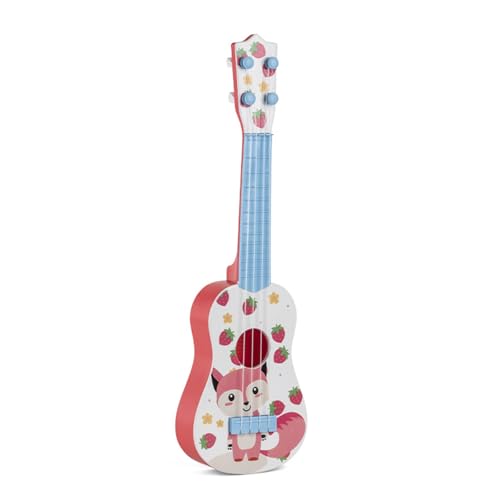 FackLOxc Kinder Ukulele Spielzeug Mit Verstellbaren Nylon Saiten Für Kinderanfänger Und Musikbegeisterte Mit Klarem Sound von FackLOxc
