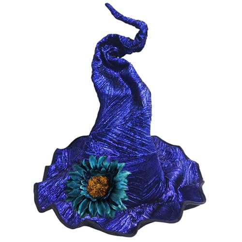 FackLOxc Klassischer Hexenkostümhut Twisted Wizard Mit Handgelenksblume Für Halloween Enthusiasten Und Rollenspieleereignisse FackLOxc Klassischer Hexenkostümhut Twisted Wizard Mit Handgelenksblume Für Halloween Enthusiasten Und Rollenspieleereignisse von FackLOxc