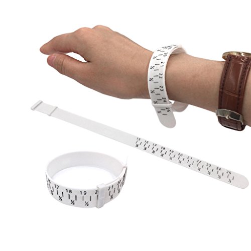 FackLOxc Kunststoffarmband 15-25 cm Schmuck Messhandwerk Werkzeug Kunststoffarmband Messwerkzeug Für Schmuckgröße Armbänder Armreifen von FackLOxc