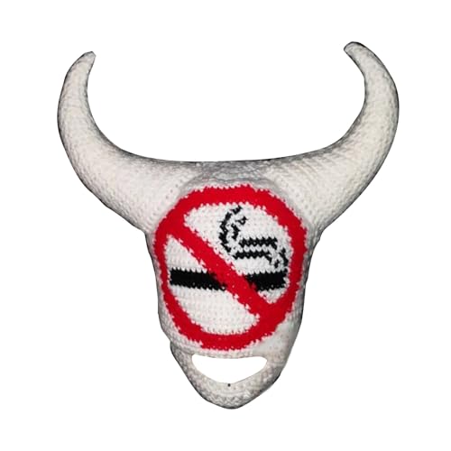 FackLOxc Lustige Horn Kappe Für Männer Männer Erwachsene Halloween Gesichtsmaske Handgefertigt Warm Warmer Gesichtshut Mit Kapuze Für Party FackLOxc Lustige Horn Kappe Für Männer Männer Erwachsene Halloween Gesichtsmaske Handgefertigt Warm Warmer Gesichtshut Mit Kapuze Für Party von FackLOxc