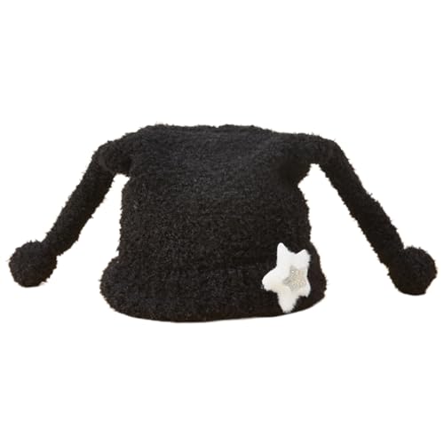 FackLOxc Mädchen Devil Party Stricker Pelzige Verdickte Sternhut Pelziger Foto Requisiten FackLOxc Mädchen Devil Party Stricker Pelzige Verdickte Sternhut Pelziger Foto Requisiten von FackLOxc