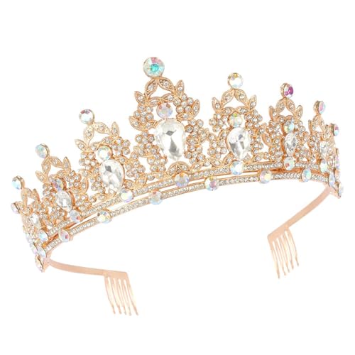 FackLOxc Mädchen Haare Reifen Gleiten Kronen Proms Für Königin Geburtstag Stirnbänder Foto Requisiten Elegante Kostüm Kopfbedeckung FackLOxc Mädchen Haare Reifen Gleiten Kronen Proms Für Königin Geburtstag Stirnbänder Foto Requisiten Elegante Kostüm Kopfbedeckung von FackLOxc