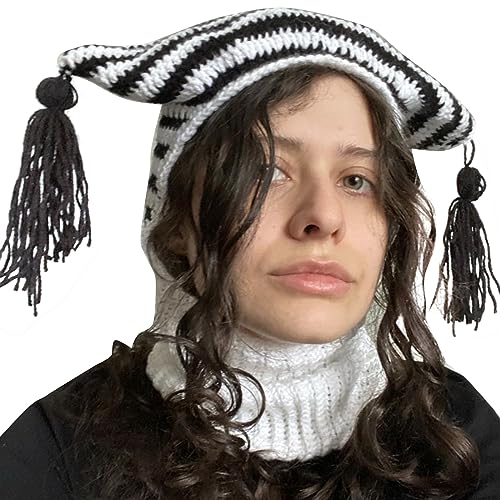 FackLOxc Mädchen Strick Hasse Osterfoto Requisite Süße Gestreifte Hutkostüm Cool Gestricktes Gestreifte Dekorationen von FackLOxc
