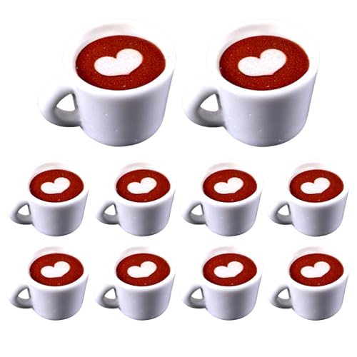 FackLOxc Miniaturpuppenhäuser Kaffeetassen Löffel Set 1/12 Skala Realistische Küchenzubehör Für Kreatives Spiel Und Sammler FackLOxc Miniaturpuppenhäuser Kaffeetassen Löffel Set 1/12 Skala Realistische Küchenzubehör Für Kreatives Spiel Und Sammler von FackLOxc