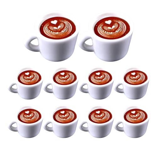 FackLOxc Miniaturpuppenhäuser Kaffeetassen Löffel Set 1/12 Skala Realistische Küchenzubehör Für Kreatives Spiel Und Sammler FackLOxc Miniaturpuppenhäuser Kaffeetassen Löffel Set 1/12 Skala Realistische Küchenzubehör Für Kreatives Spiel Und Sammler von FackLOxc