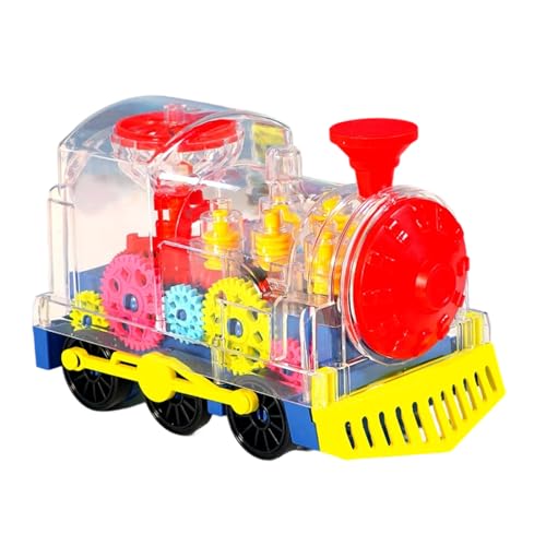 FackLOxc Musical Light Up Zugspielzeug Für Kinder Clear Gears Locomotive Toy Lernkriech Lernspielzeug Für Kleinkind Handkenntnis FackLOxc Musical Light Up Zugspielzeug Für Kinder Clear Gears Locomotive Toy Lernkriech Lernspielzeug Für Kleinkind Handkenntnis von FackLOxc