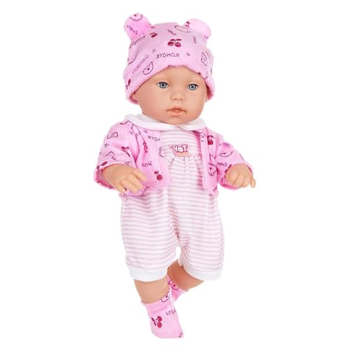 FackLOxc Realistische Vinyls Girl Babypuppen 12 Zoll Mit Mantel Overalls Für Kinder Spielen Realistische Babyneus Schlaf Spielzeug Weich FackLOxc Realistische Vinyls Girl Babypuppen 12 Zoll Mit Mantel Overalls Für Kinder Spielen Realistische Babyneus Schlaf Spielzeug Weich von FackLOxc