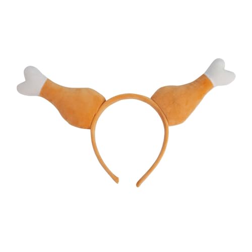 FackLOxc Schöne Truthahnbein Stirnband Neuheit Hühnerbein Stirnband Party Stufe Requisiten Kopfschmuck Erwachsene Kinder Kopfbedeckungen Accessoires von FackLOxc