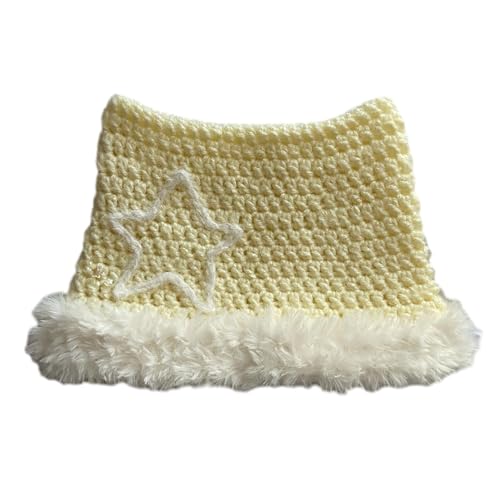 FackLOxc Strickkätzchen Neujahr Winter Gestrickt 2000er Mädchen Festliche Bühne Shows Star Katze Ohr Süßes Hüte Kopfschmuck FackLOxc Strickkätzchen Neujahr Winter Gestrickt 2000er Mädchen Festliche Bühne Shows Star Katze Ohr Süßes Hüte Kopfschmuck von FackLOxc