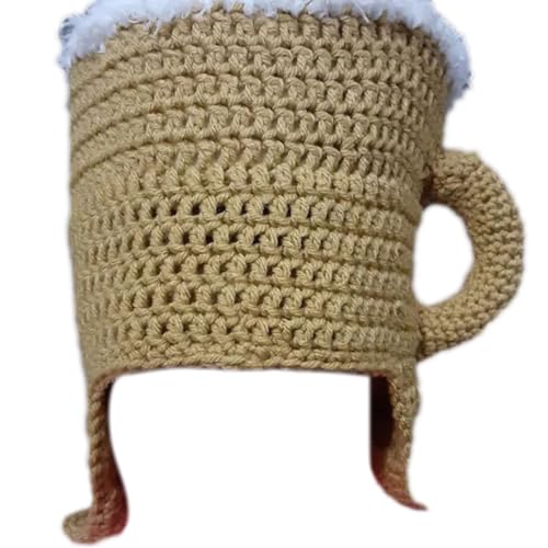 FackLOxc Übergroßer Bier Becher Strick Mütze Fun Cosplay Party Foto Requisiten Süße Schlampige Gehäkelte Für Bierliebhaber FackLOxc Übergroßer Bier Becher Strick Mütze Fun Cosplay Party Foto Requisiten Süße Schlampige Gehäkelte Für Bierliebhaber von FackLOxc