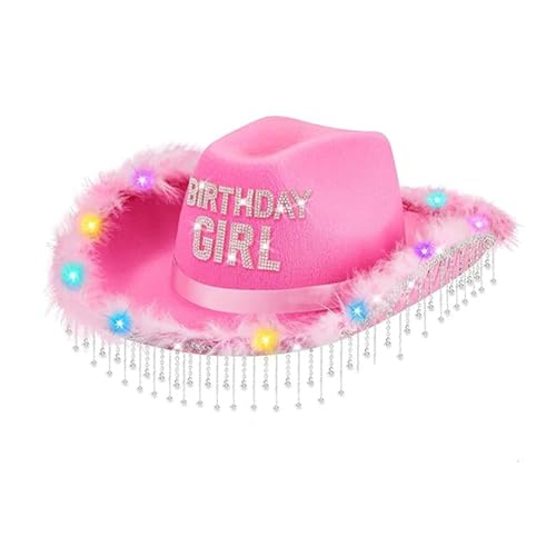 FackLOxc Unisex Geburtstag Cowgirl Mit Glitzernden Quasten Und Farbenfrohen Blinkenden Leichten Leichten Pelz Trim Cowgirl Für Festival FackLOxc Unisex Geburtstag Cowgirl Mit Glitzernden Quasten Und Farbenfrohen Blinkenden Leichten Leichten Pelz Trim Cowgirl Für Festival von FackLOxc