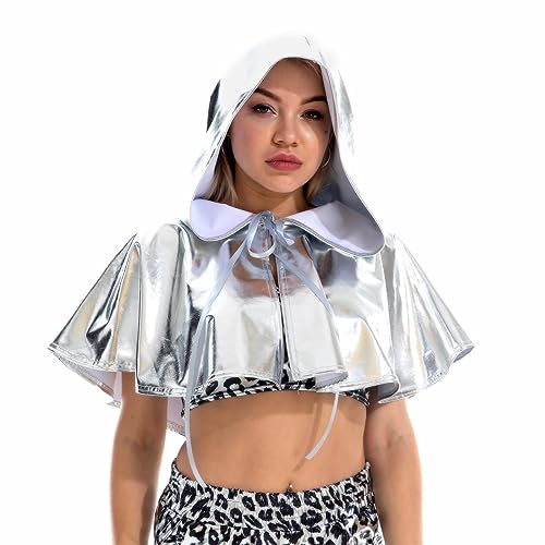 Frauen-Party-Kostüm, Hexenumhang, Todeszauberer-Umhang, Halloween, Kopfbedeckung, Kapuzenumhang, Vampirumhang, Kostüm-Zubehör Frauen-Party-Kostüm, Hexenumhang, Todeszauberer-Umhang, Halloween, Kopfbedeckung, Kapuzenumhang, Vampirumhang, Kostüm-Zubehör von FackLOxc