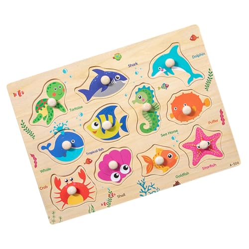 Hölzerne Nutztiere Marine Cartoon Rätsel Für Kinder Von 3 Bis 6 Jahren Peg Puzzle Handspiel Hölzerne Nutztiere Marine Cartoon Rätsel Für Kinder Von 3 Bis 6 Jahren Peg Puzzle Handspiel von FackLOxc