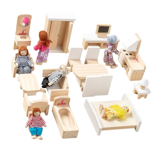 Holzpuppenhouses Möbel Mit Puppen Und Realistischer Raumszene Display Accessoires Für Kinder Rollenspiele Holzpuppenhouses Möbel Mit Puppen Und Realistischer Raumszene Display Accessoires Für Kinder Rollenspiele von FackLOxc