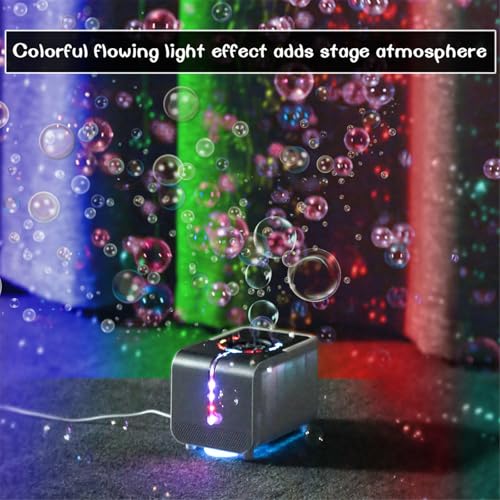 Interaktiver Bühnenblasenhersteller Für Die Bühne Zeigen AA Batterie Bubble Machine 140 Mit LED Effekten von FackLOxc
