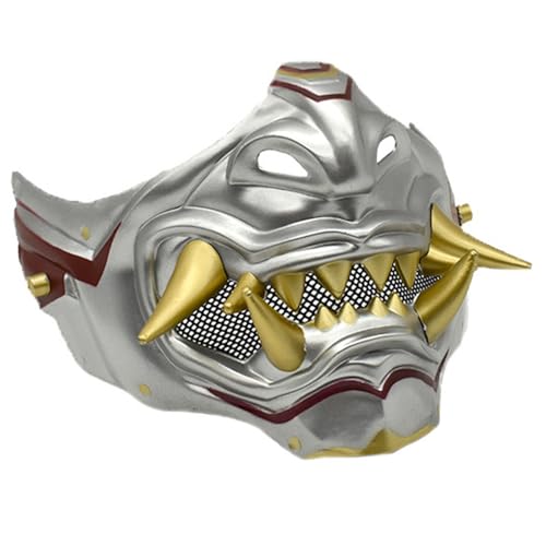 Maskerade Halloween-Kostüm, halbes Gesicht, japanische Party, Teufel, Samurais, Karneval Maskerade Halloween-Kostüm, halbes Gesicht, japanische Party, Teufel, Samurais, Karneval von FackLOxc