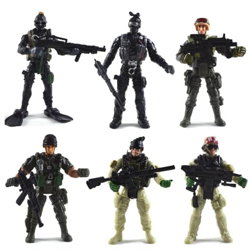 Model Soldier Action Figur Für Kinder Plastik Militär Soldat Modell Figur Kuchen Kindergeburtstagsgeschenk von FackLOxc