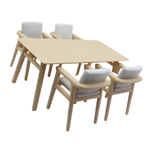 Packung Von 5 Miniaturpuppenhäusern Möbel Esstisch Und Stuhlmodell Figur Für Kinder Kreatives Rollenspielspiel Packung Von 5 Miniaturpuppenhäusern Möbel Esstisch Und Stuhlmodell Figur Für Kinder Kreatives Rollenspielspiel von FackLOxc