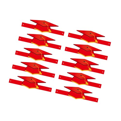 Papierkronen mit Quasten, für Kindergarten, Vorschule, Schule, Feiern, Abschlussfeiern, 10 Stück Papierkronen mit Quasten, für Kindergarten, Vorschule, Schule, Feiern, Abschlussfeiern, 10 Stück von FackLOxc