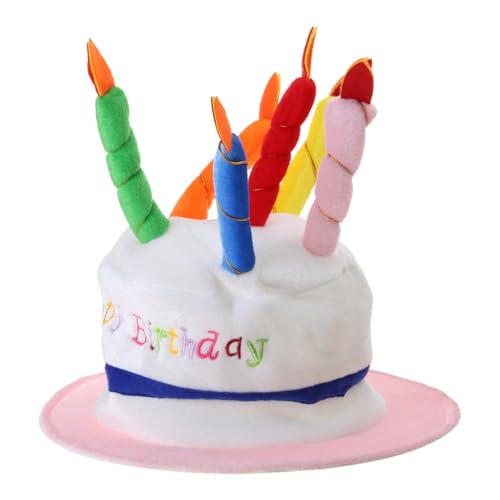 Uni Erwachsene Geburtstag Kuchen Hut mit Kerze Frauen Fancy Party Verkleidung Party Cosplay Kostüm Kopfbedeckung Zubehör Uni Erwachsene Geburtstag Kuchen Hut mit Kerze Frauen Fancy Party Verkleidung Party Cosplay Kostüm Kopfbedeckung Zubehör von FackLOxc