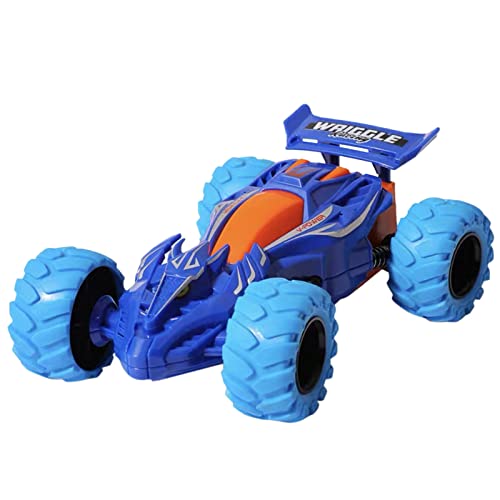 Factorys Autos Spielzeug für 3 Jahre Jungen Autos zurückziehen drehbare Räder 360 ° Stunt stoßfestes Auto Geschenke Spielzeug für 3 4 5 6 Jahre Jungen Mädchen (D, One Size) von Factorys